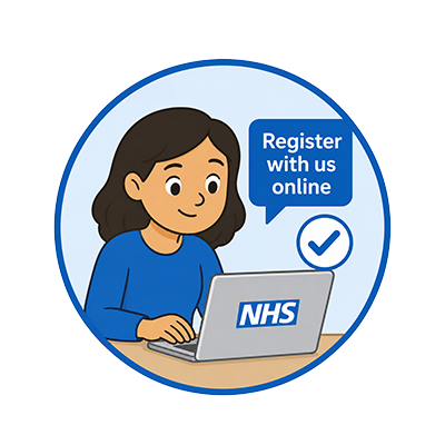 Register with our Practice
